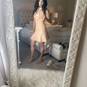 Finders Keepers Tan cocktail dress